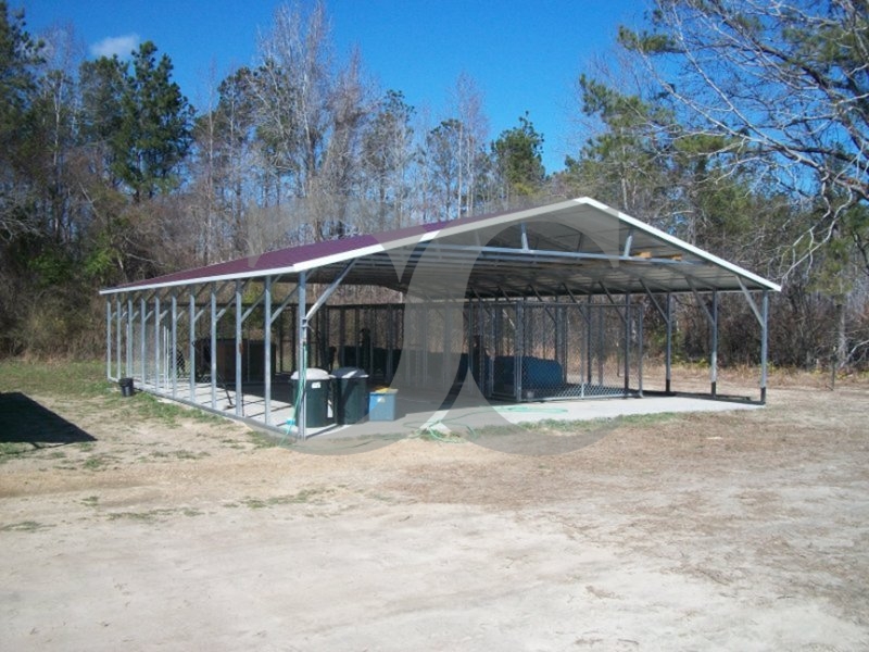 Carport | Vertical Roof | 30W x 41L x 6H | Triple-Wide Carport | Vertical Roof | 30W x 41L x 6H | Triple-Wide