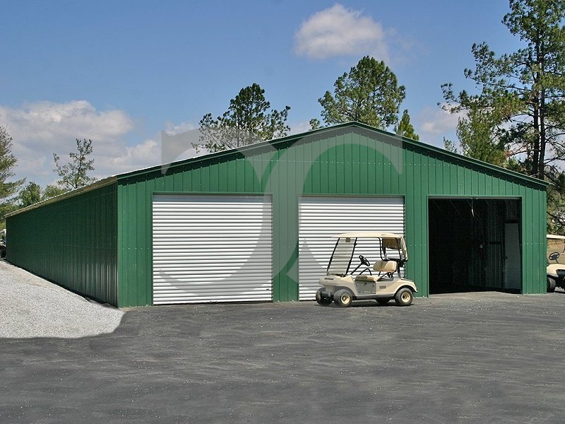 Metal Shop Building | Vertical Roof | 40W x 60L x 12H |  Steel Buildings Metal Shop Building | Vertical Roof | 40W x 60L x 12H |  Steel Buildings
