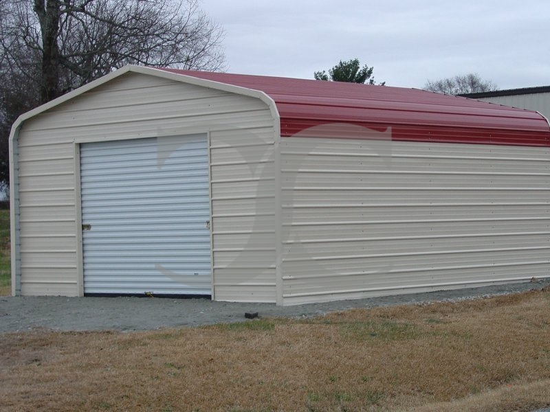 Garage | Regular Roof | 12W x 21L x 8H | Single Car Garage Garage | Regular Roof | 12W x 21L x 8H | Single Car Garage