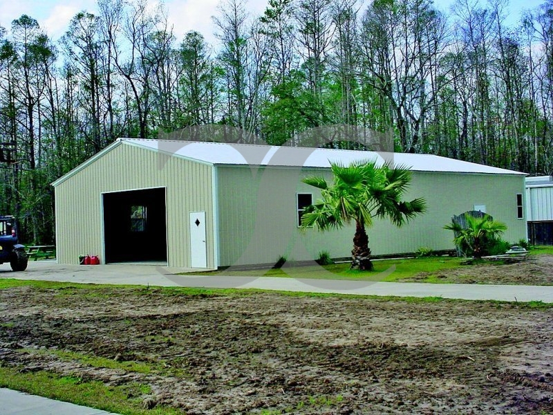 Pre-Fab Metal Building | Vertical Roof | 30W x 61L x 12H |  Steel Buildings Pre-Fab Metal Building | Vertical Roof | 30W x 61L x 12H |  Steel Buildings
