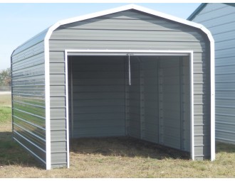Single Garage | Regular Roof | 12'W x 21'L x 7`H |  1-Car