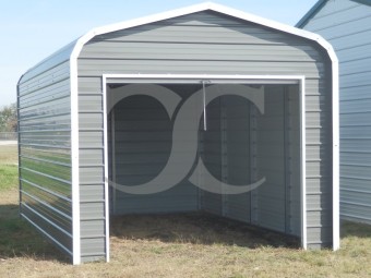 Single Garage | Regular Roof | 12'W x 21'L x 7`H |  1-Car