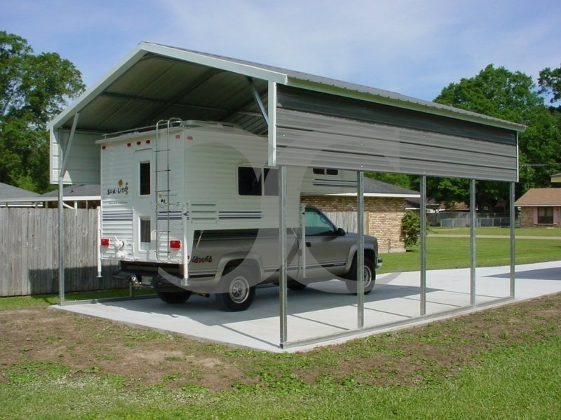 Carport | Vertical Roof | 18W x 21L x 10H Carport | Vertical Roof | 18W x 21L x 10H